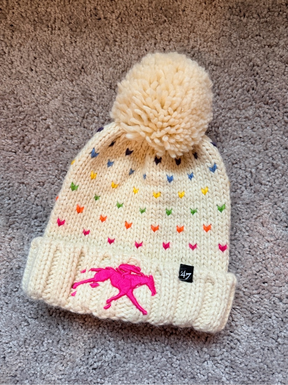 Kids Keeneland winter beanie